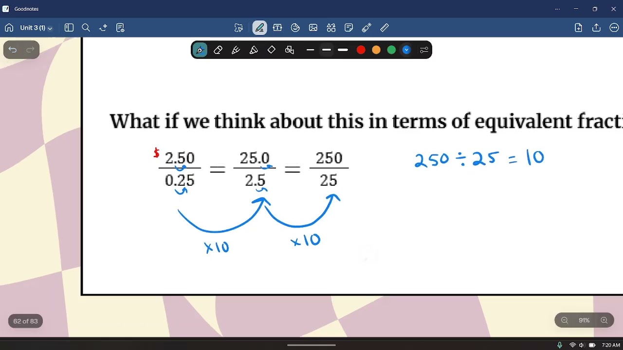 Dividing Decimals Pt. 1