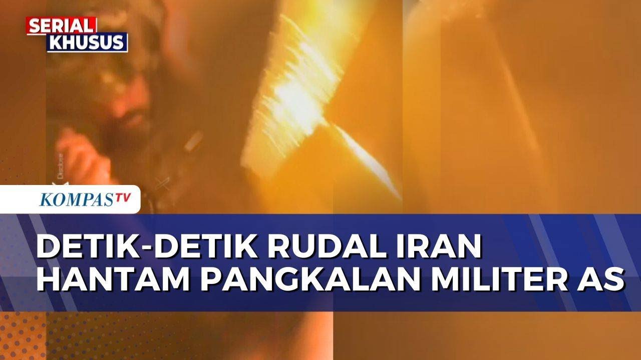 Rekaman Serangan Rudal Iran ke Pangkalan Militer AS, Tentara Amerika Hampir Tewas | BERUT