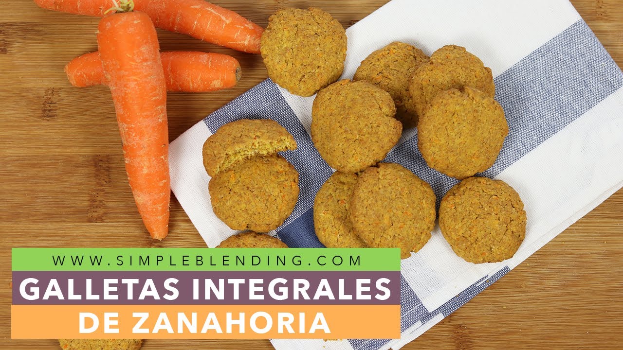 GALLETAS INTEGRALES DE ZANAHORIA | Las mejores galletas de zanahoria | Carrot cookies veganas