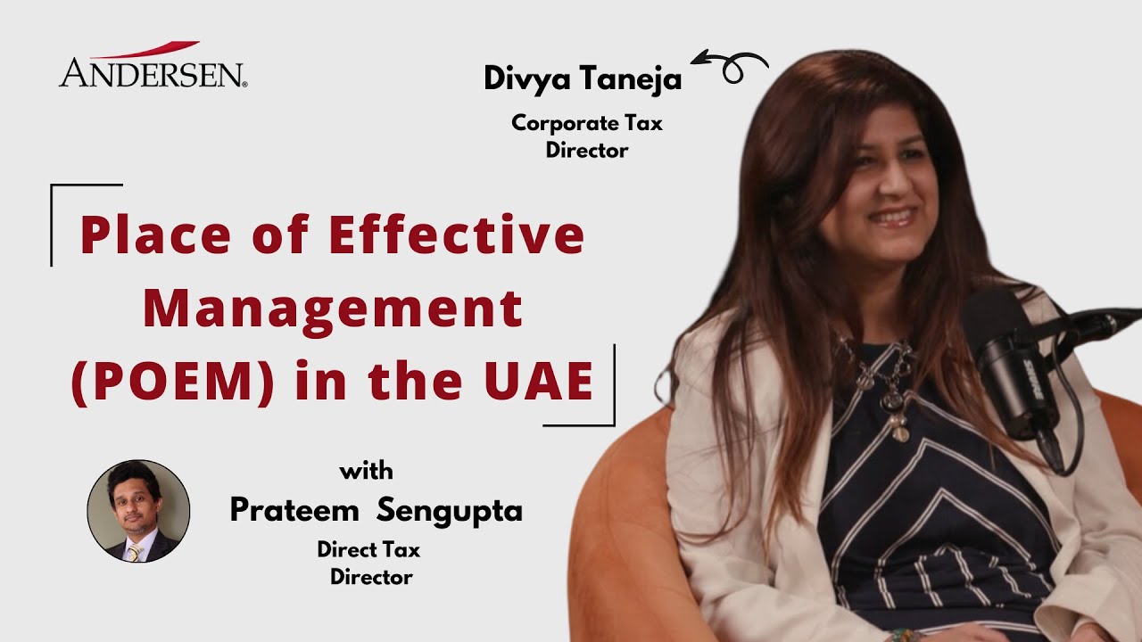 Place of Effective Management POEM in the UAE