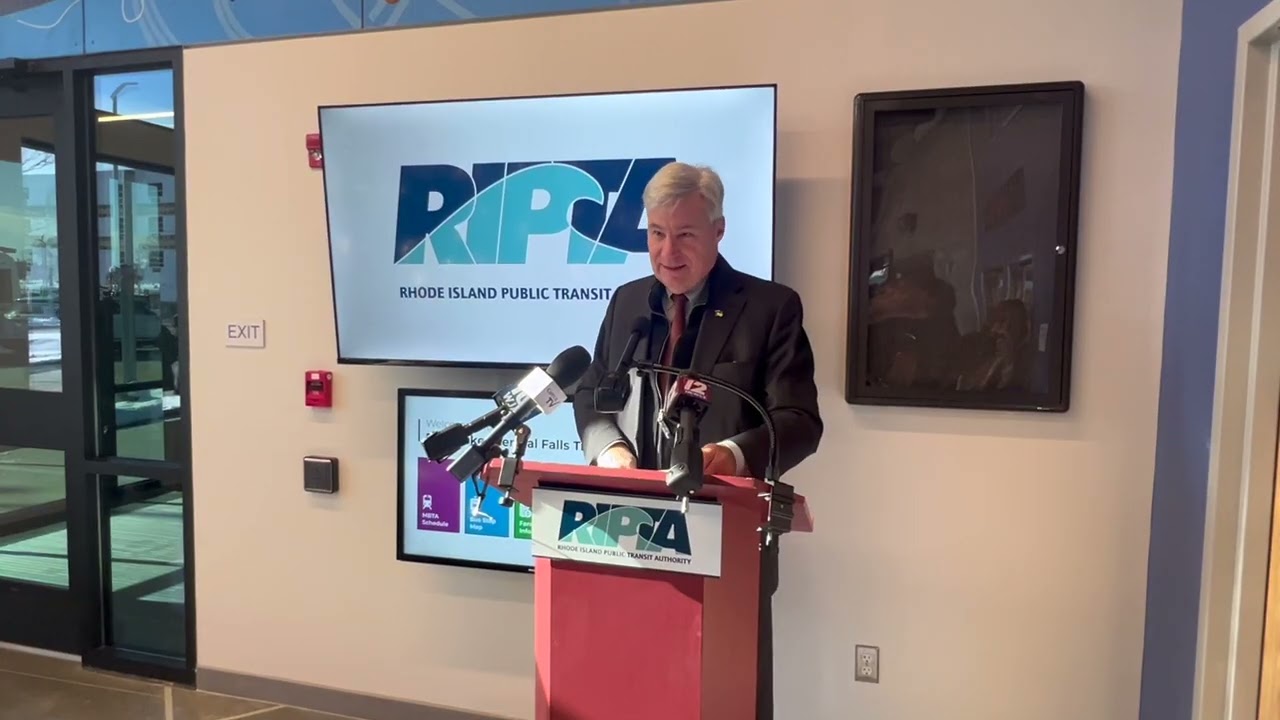 RIPTA celebrates opening of new Pawtucket-Central Falls Transit Center Passenger Facility