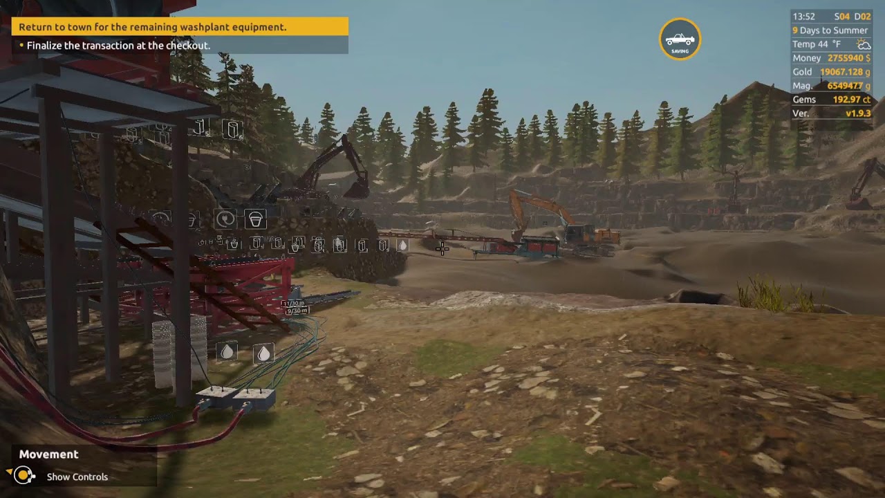 Gold Mining New DLC, Diamond Creek Tier 5 Set up