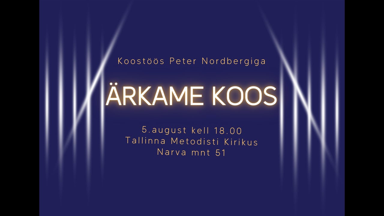 05.08.2023 Ärkame koos - kõneleb Peter Nordberg