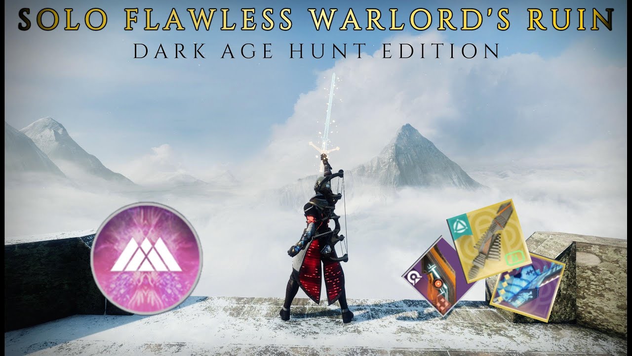 SOLO FLAWLESS WARLORD'S RUIN (Warlock / Prismatic) - RENEGADES #DarkAgeHunt