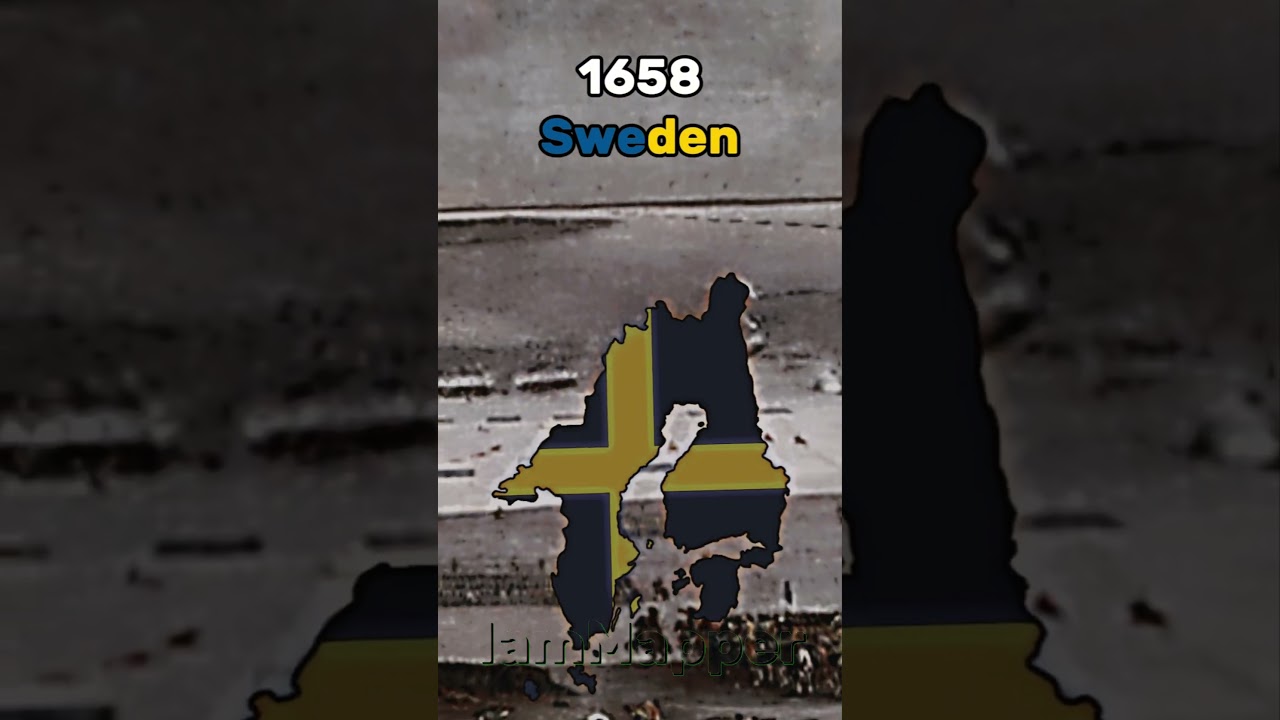 Evolution of Sweden 🇸🇪 #history #geography #sweden #country