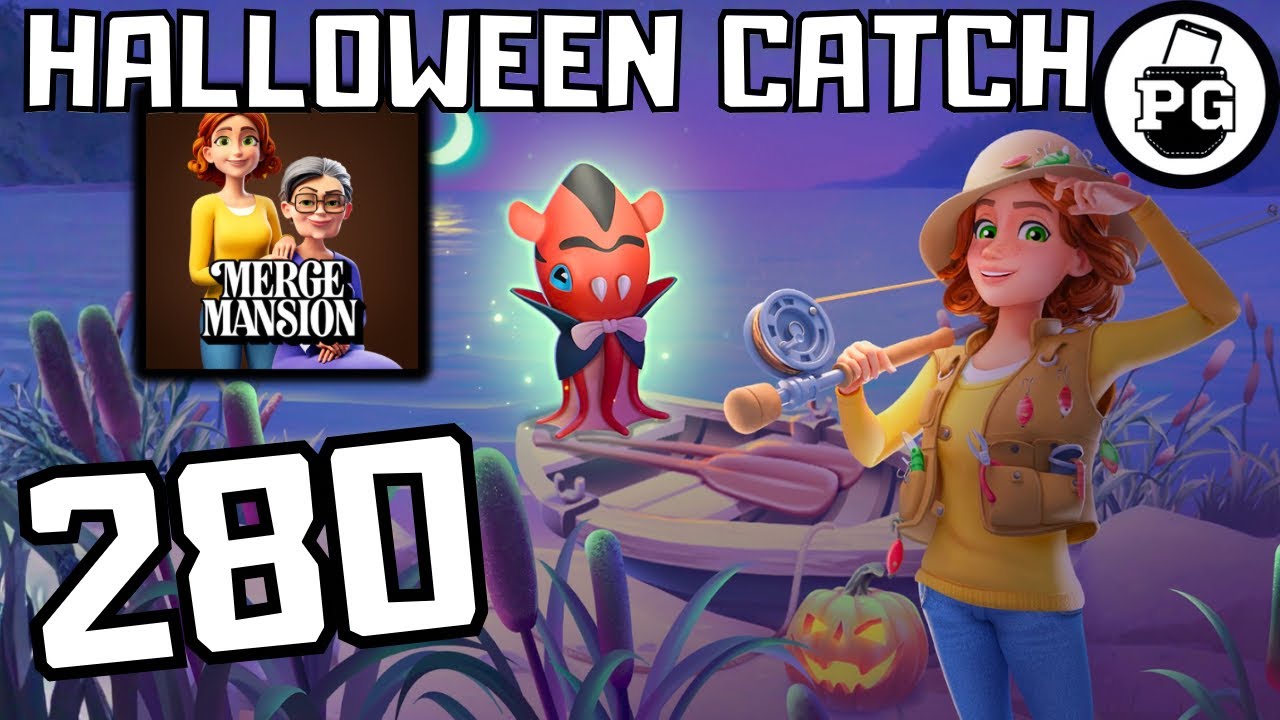 Special Halloween Lucky Catch Event Is Here ! 🏡 Merge Mansion - Gameplay Walkthrough |Part 280|