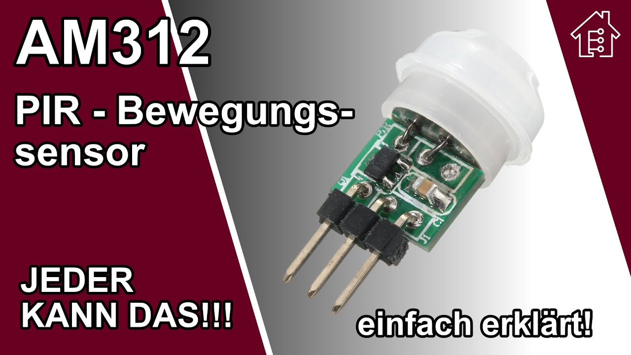 AM312 PIR Motion Sensor einfach erklärt! | #EdisTechlab