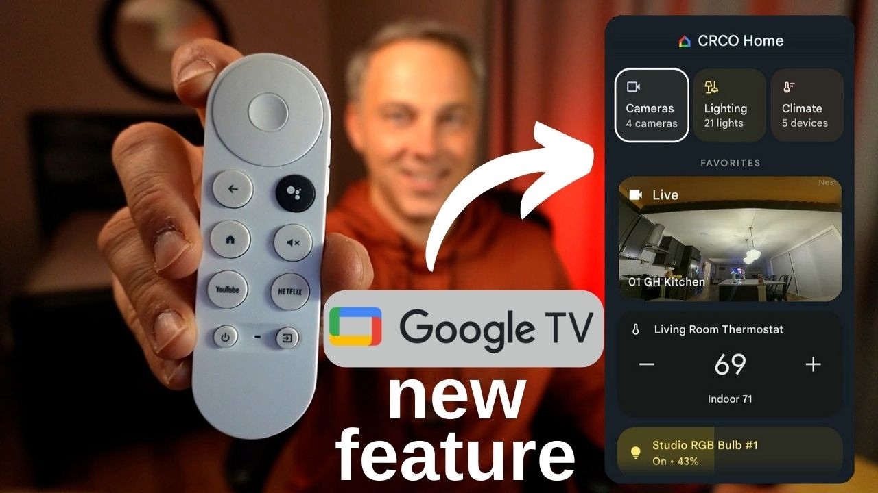 НОВАЯ (2024) функция Google Home на Google TV &mdash; настройка и демонстрация