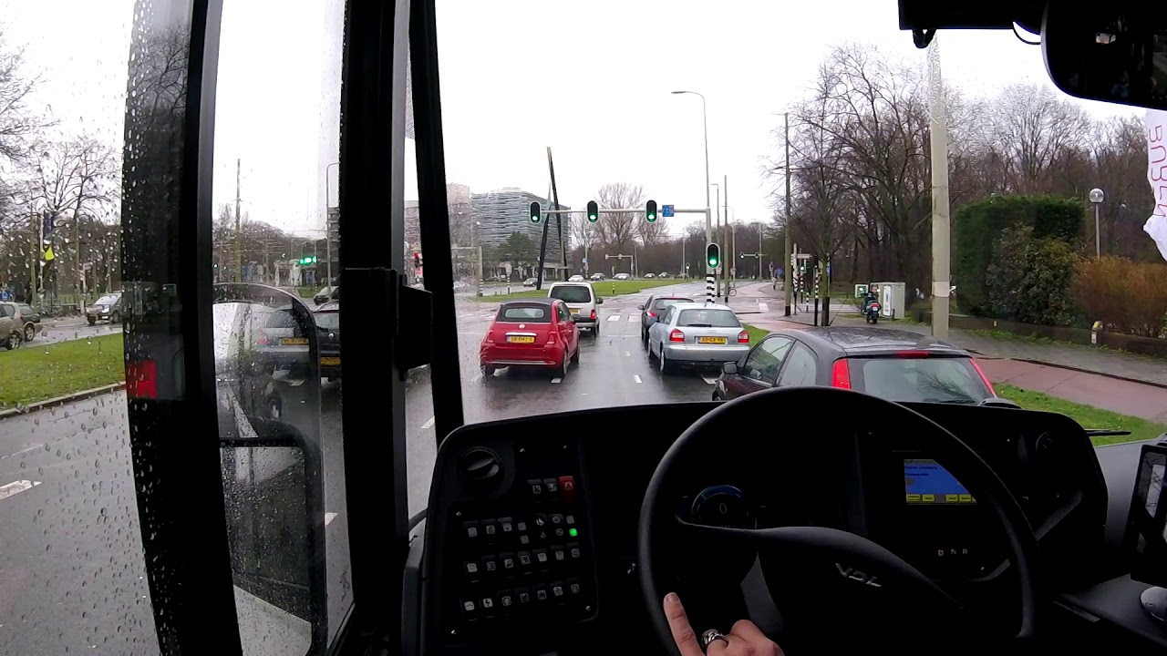 Busdriversview | HTM lijn 28: Den Haag Zuiderstrand - Voorburg Station | 2020