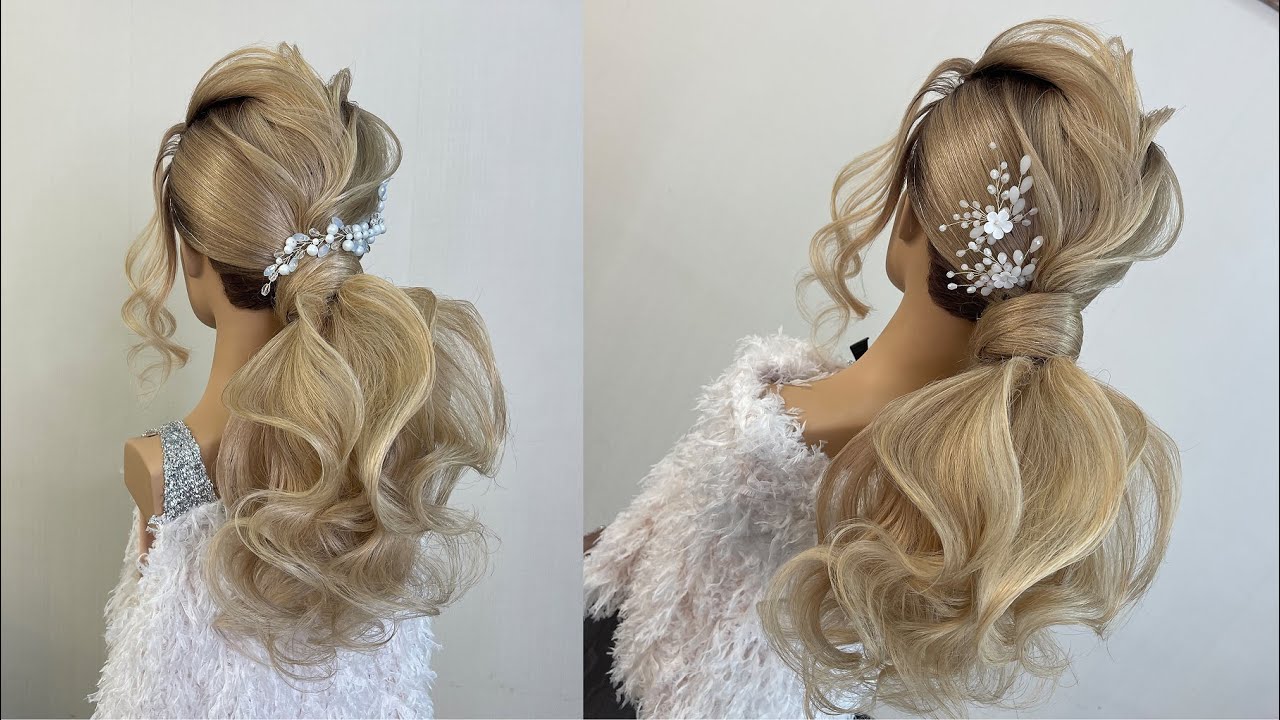 Coadă Texturată Wedding Hairstyle Pony Tail