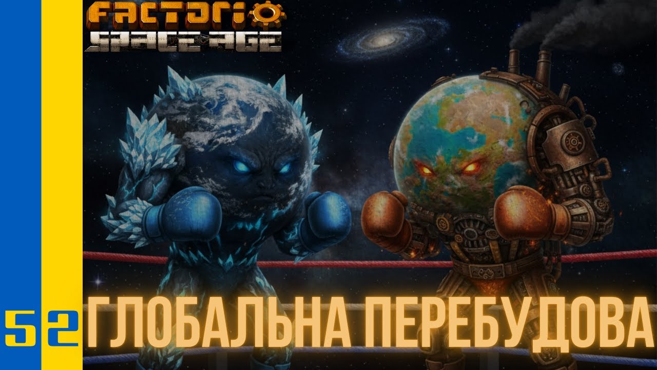 🔴ПЕРЕБУДОВА | ⚡ШЛЯХ ДО МЕГАФАБРИКИ🏭 | FACTORIO SPACE AGE | №0052