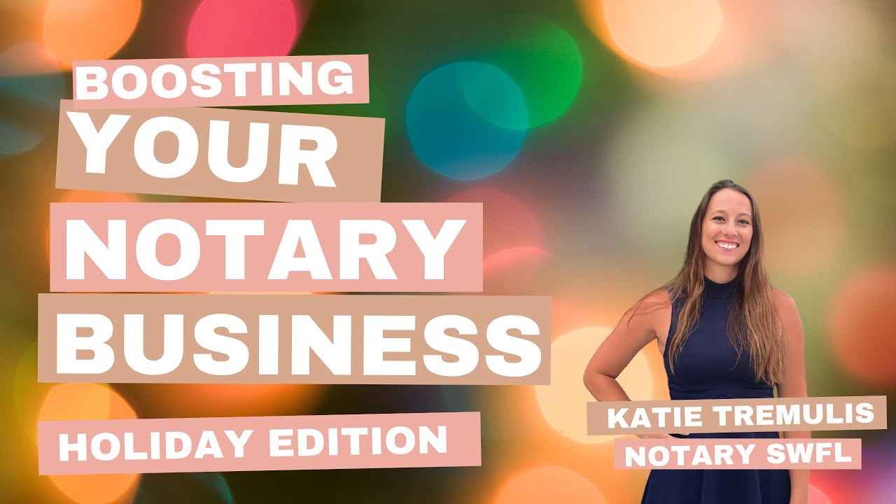 Unlock the Secret to Boosting Your Notary Business Around Holidays!