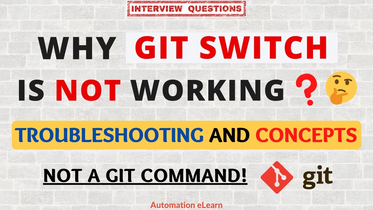 Почему не работает команда Git Switch? | Git Switch &mdash; не команда Git | Git Checkout против Switch