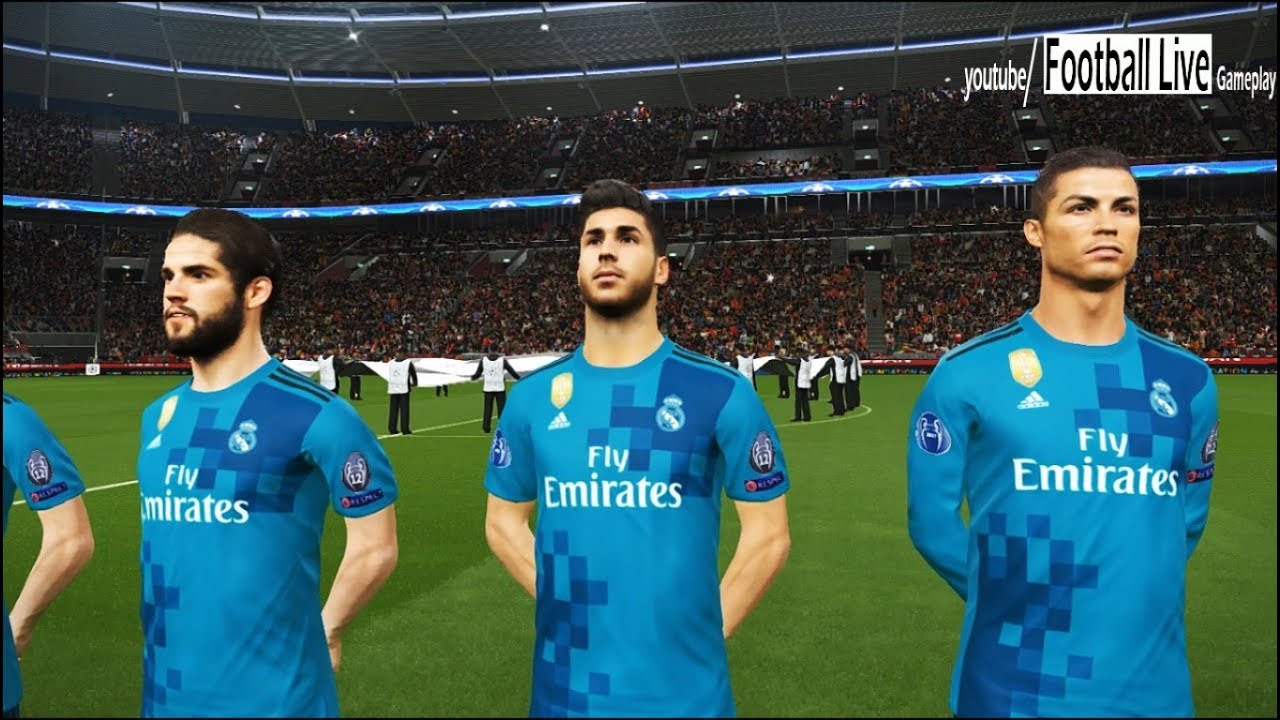 Bayern Munich vs Real Madrid | UEFA Champions League (UCL) | PES 2018 Gameplay PC