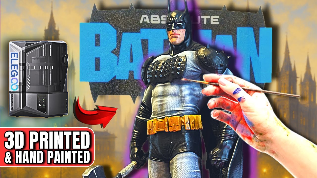 I Built Absolute Batman from the NEW Comic | Resin 3D Printed & Hand Painted!