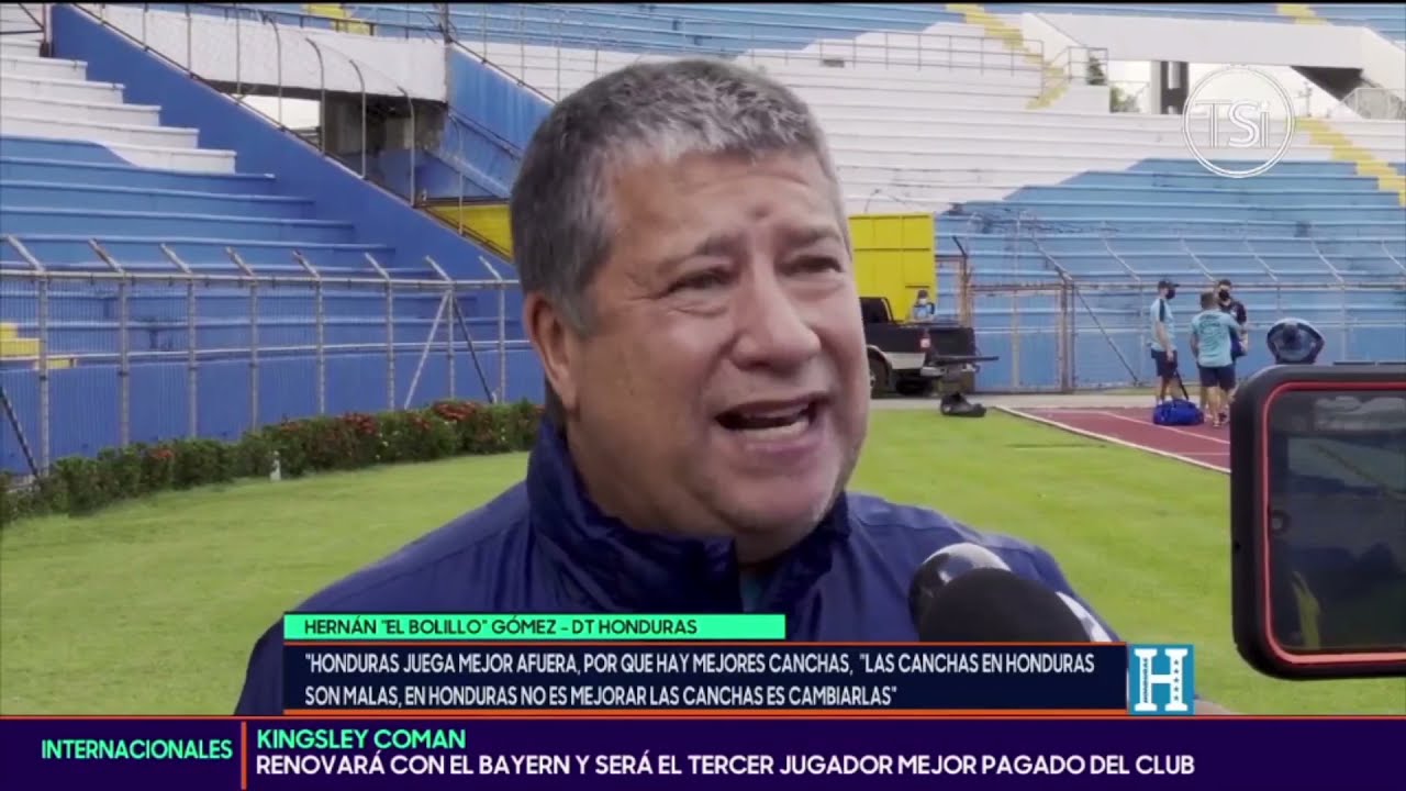 Hernán Bolillo Gómez: 'Las canchas de Honduras son malas'