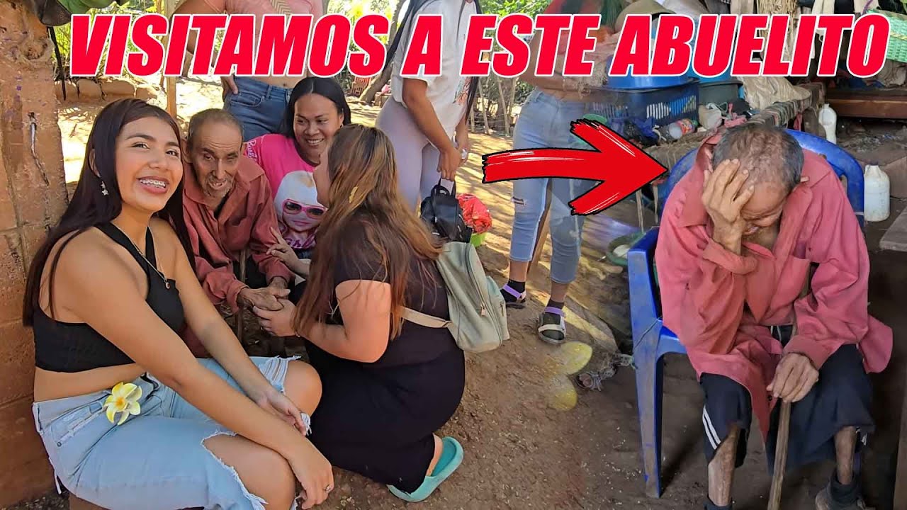 Visitamos a este anciano con víveres💜