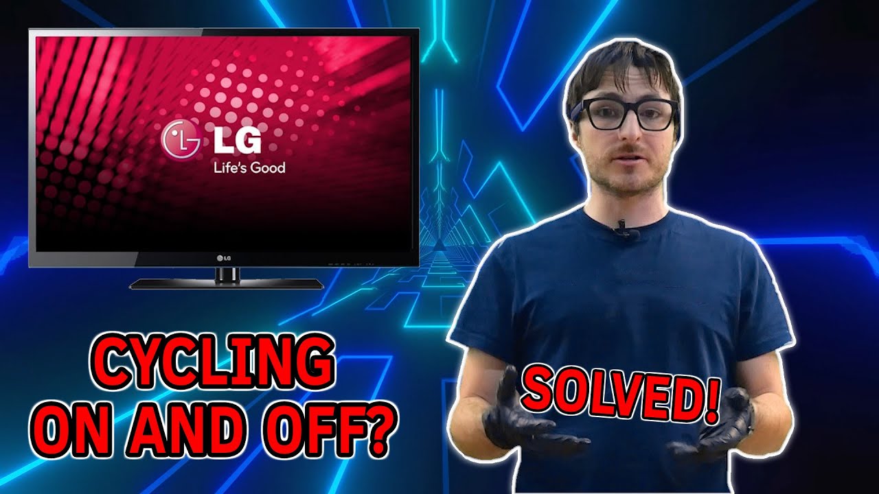Плазменный телевизор LG включается и выключается, но изображения нет 50PK550