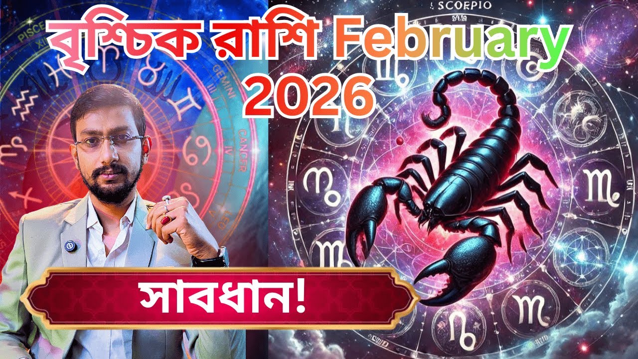 বৃশ্চিক রাশি February 2026 সাবধান! এই ৫টি ভুল সর্বনাশ ডেকে আনতে পারে | Scorpio Horoscope