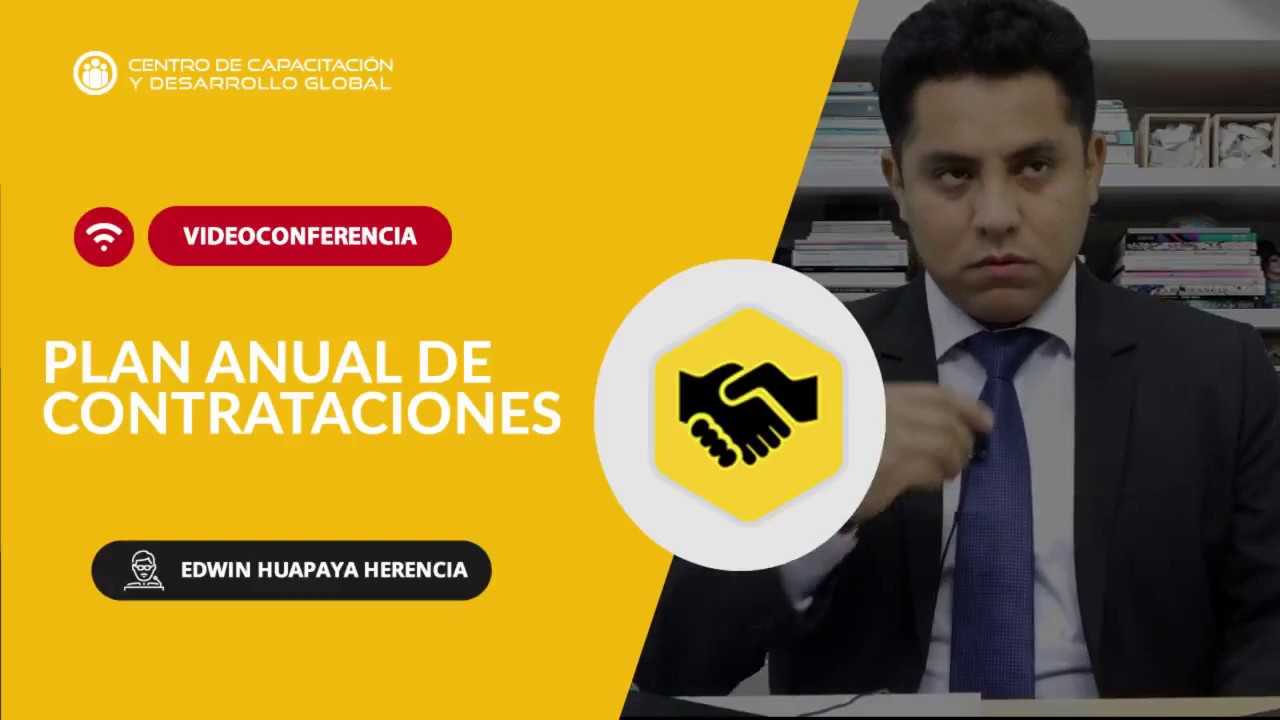 Registro del plan anual de contrataciones en el SEACE 3.0