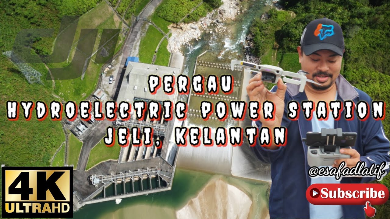 DRONE Aerial View DJI 4K UHD | Pergau Hydro Electric Power Station | Terang Pump Intake Jeli | 🇲🇾