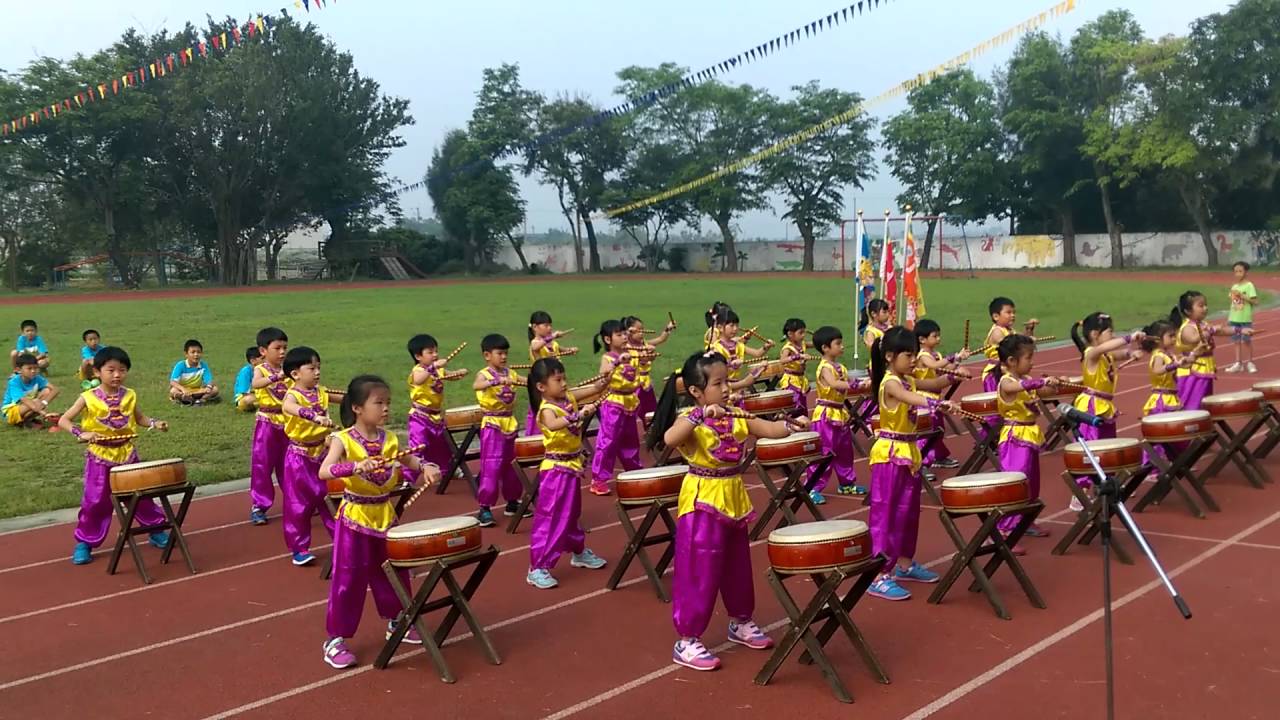 愛迪生幼兒園太鼓表演-桃花朵朵開