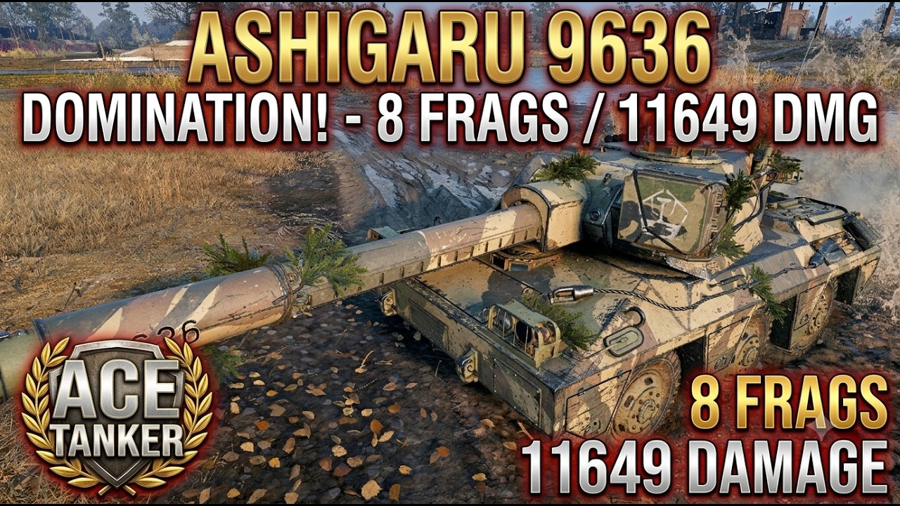 Ashigaru - 8 Frags 11649 Damage, Master by player djolet343