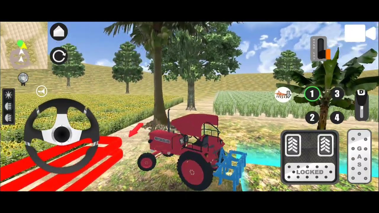 Indan tractor simulator new update tractor Framing Driver Village Life Indan tractor gameplay