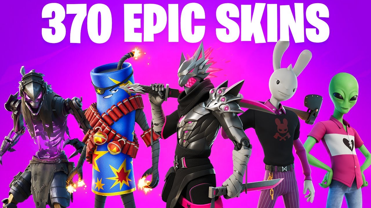 Fortnite ALL EPIC SKINS (All 17 Seasons)