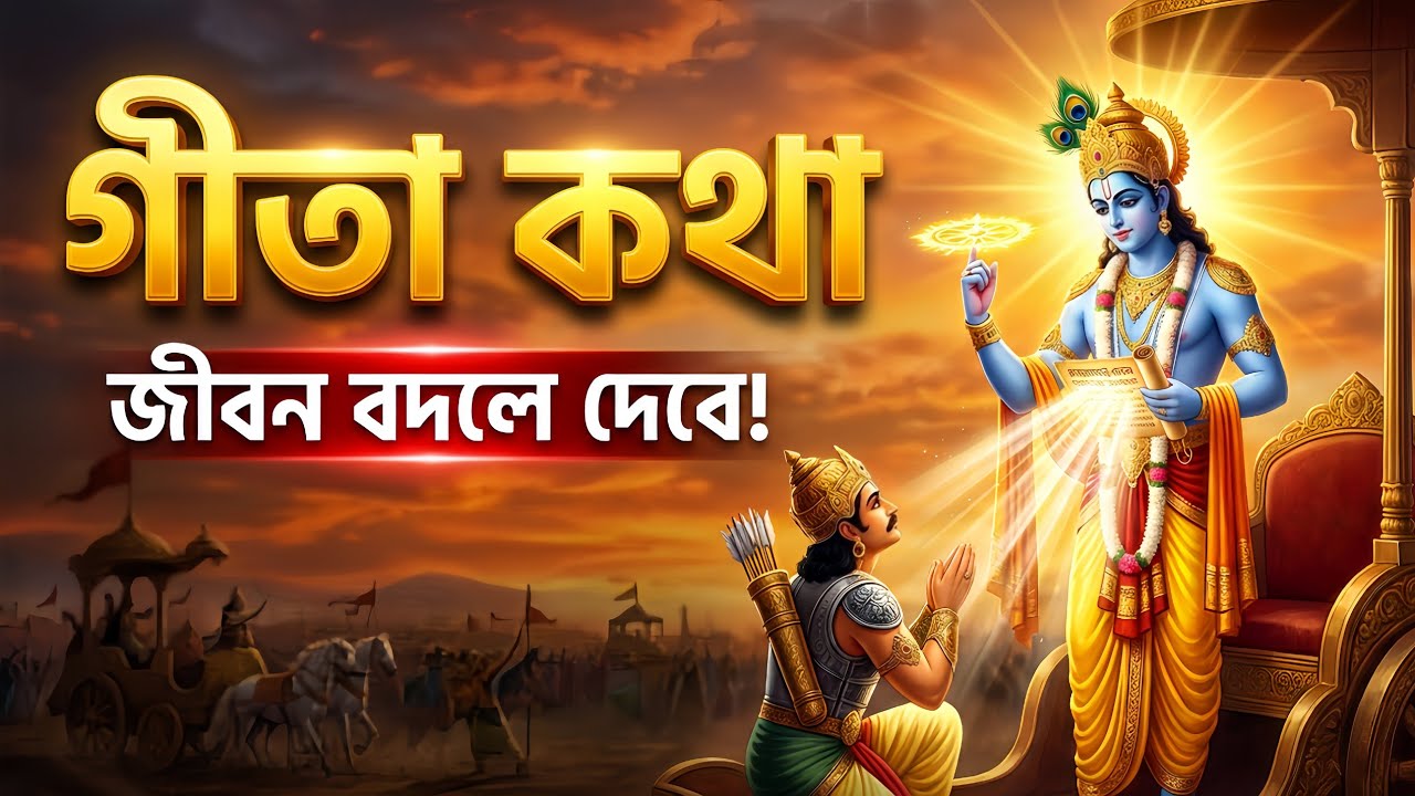 গীতা কথা ২০২৬ 🔥 জীবনের সব সমস্যার সমাধান | শ্রীমদ্ভগবদ্গীতা  প্রতিদিন শুনুন।