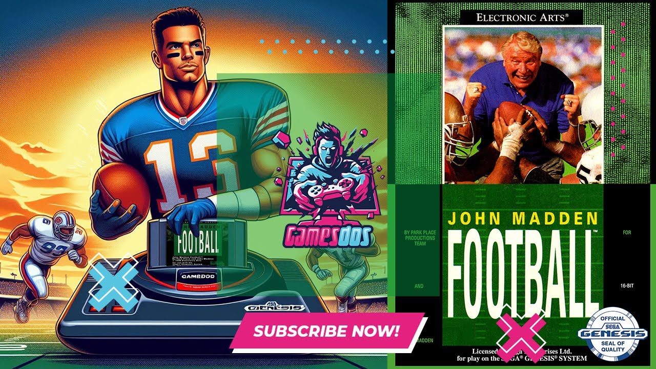 John Madden Football Gameplay Mega Drive - Genesis HD 1080p