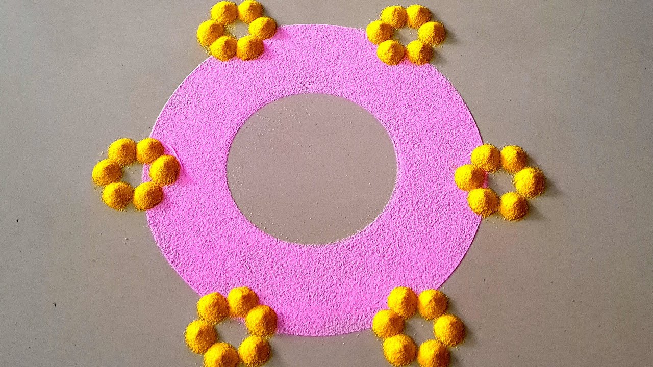 Simple Rangolis For Everyday | rangoli kolam | Satisfying, Relaxing Rangolis  | Top Rangolis
