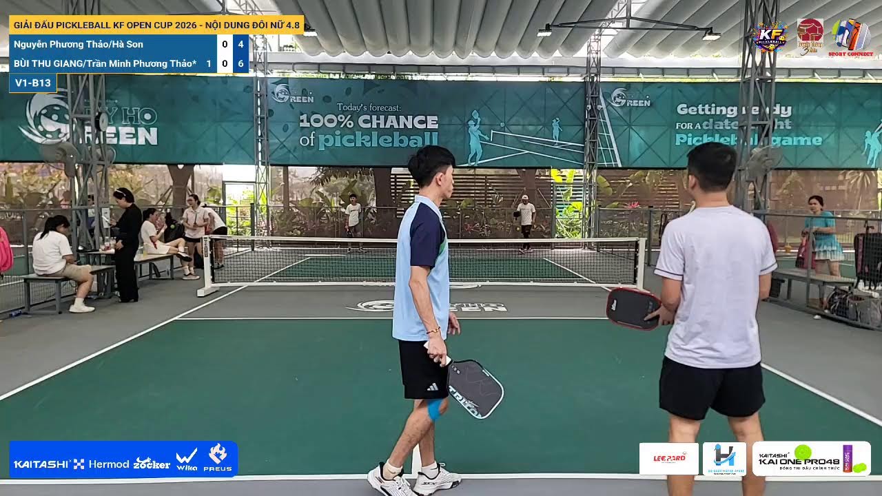 LIVE | GIẢI ĐẤU PICKLEBALL KF OPEN CUP 2026 - NỘI DUNG ĐÔI NỮ 4.8 | V1-B13