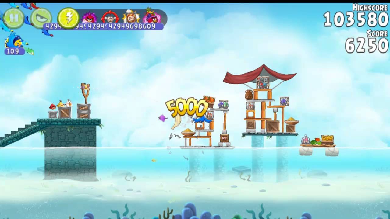 Angry Birds Rio High dive All levels