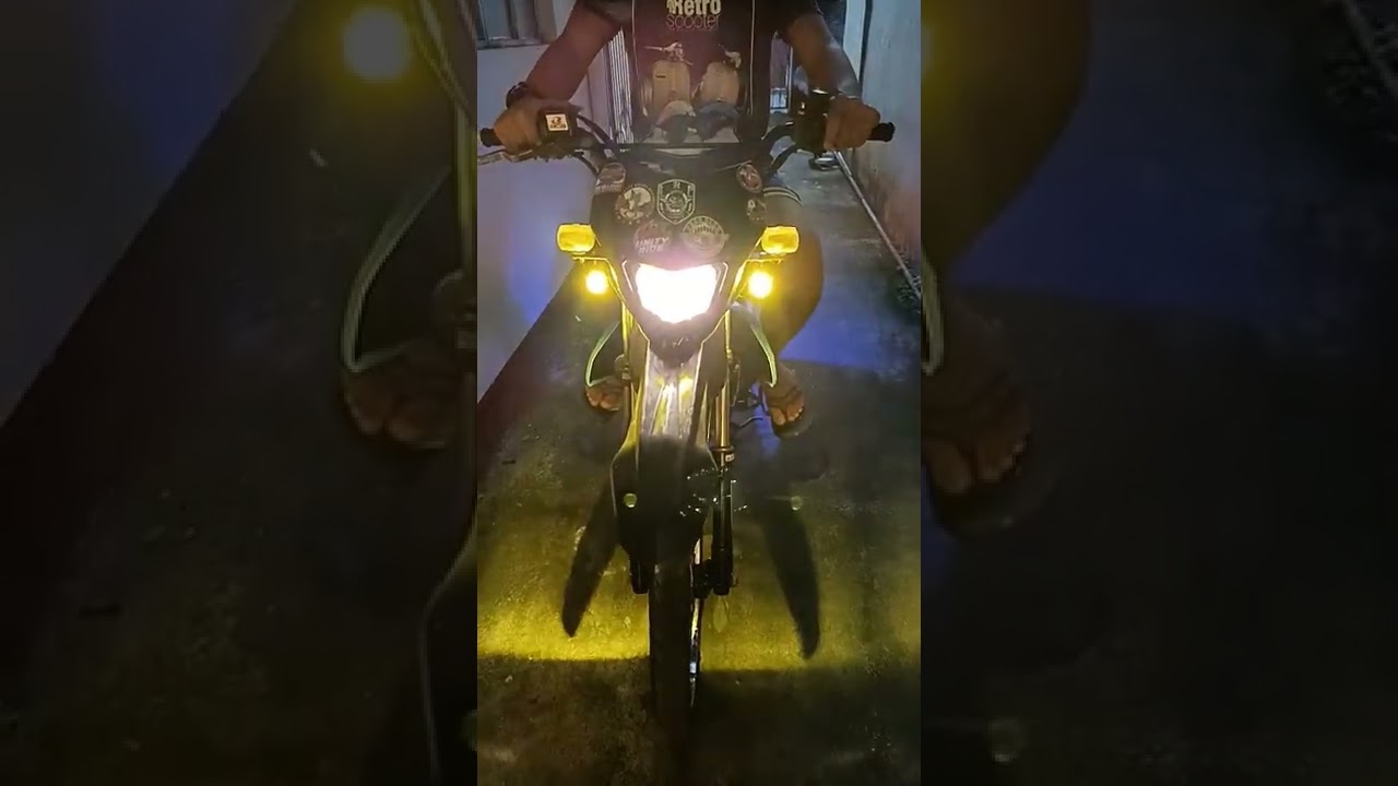 MINI DRIVING LIGHT INSTALLATION // XRM 125 FI