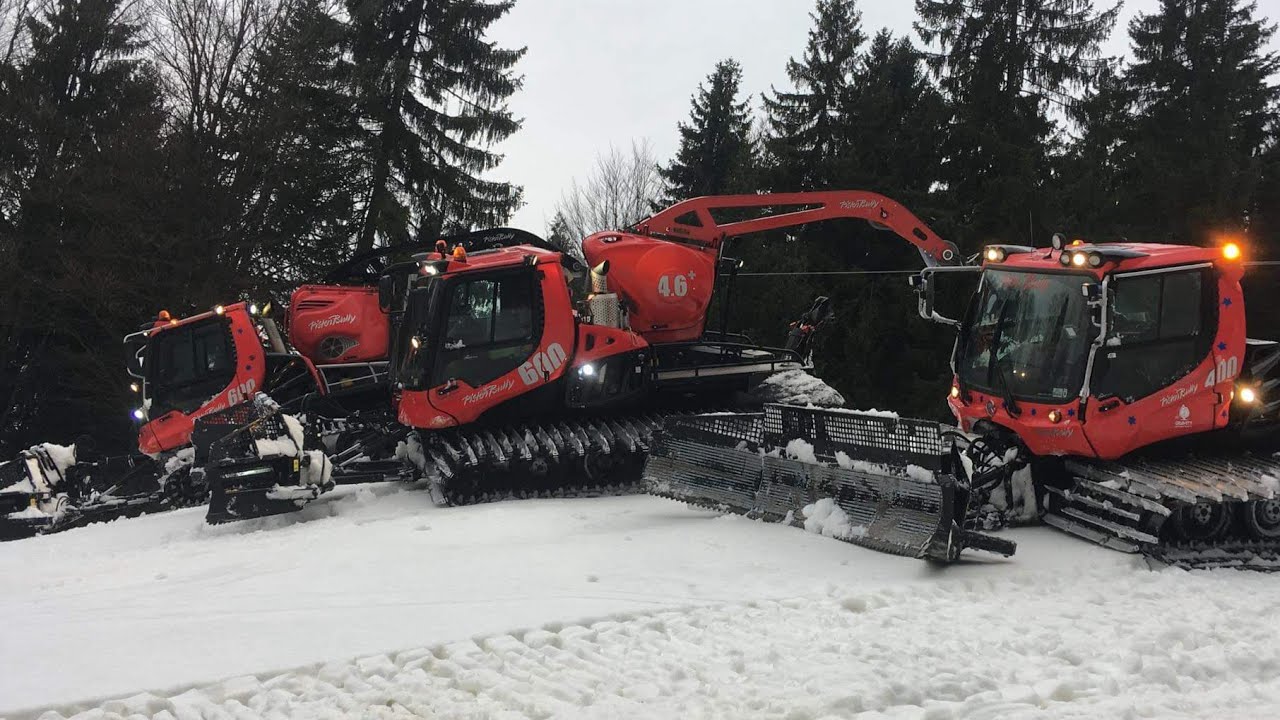 Pisten bully 600 W 4,6+ a Pisten bully 600 a 400 - Rozhrnování sněhu