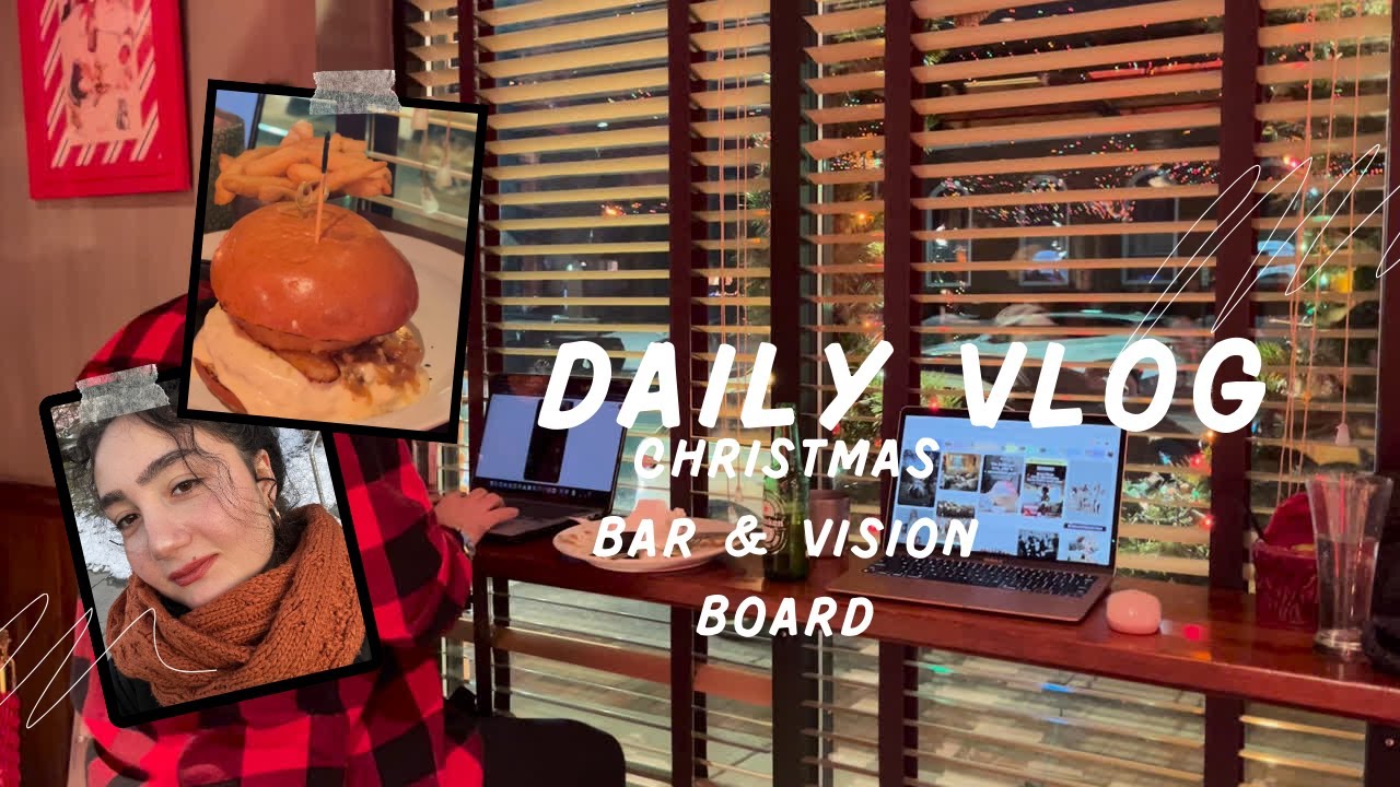 Christmas Bar’da iki Türk | Vision Board ve Yeni Yıl Planları 🎅✨
