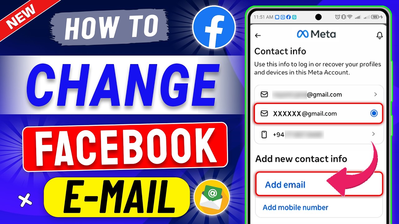 How to Change Email Address on Facebook | Facebook Email Change | Fb Gmail Change | Fb Add Email ID