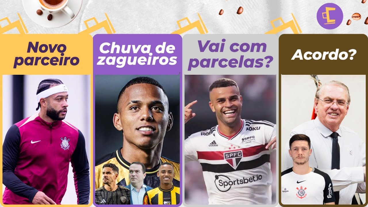 Corinthians busca NOVO PARCEIRO pra RENOVAR com Memphis l Alisson parcelado? l Chuva de zagueiros e+