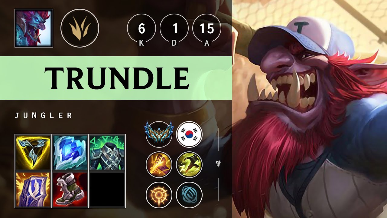 Trundle Jungle vs Kindred - KR Challenger Patch 25.15