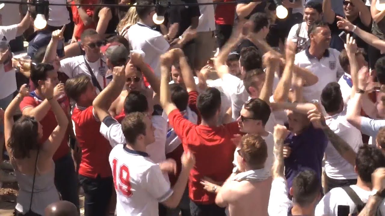 England 6-1 Panama - England Fans Reaction In London - Russia World Cup 2018