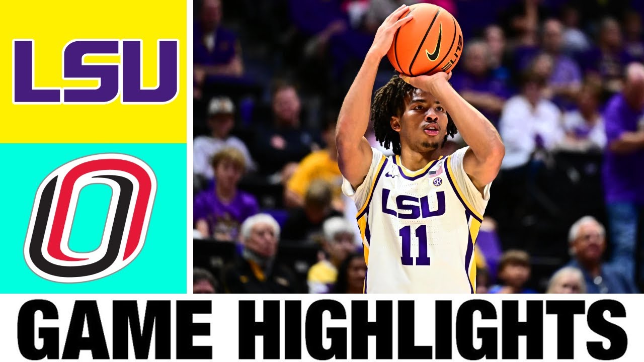 LSU vs Omaha Highlights | Men's Basketball | College Basketball 2025