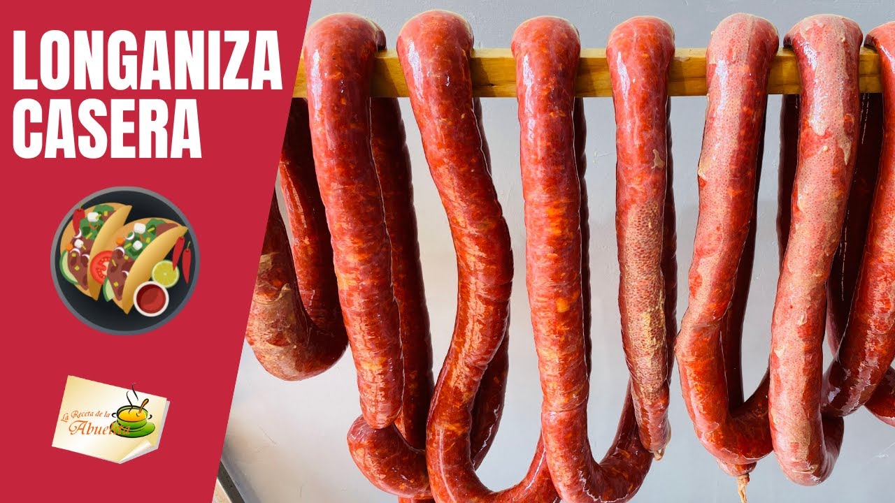 LONGANIZA CASERA receta deliciosa 🇲🇽