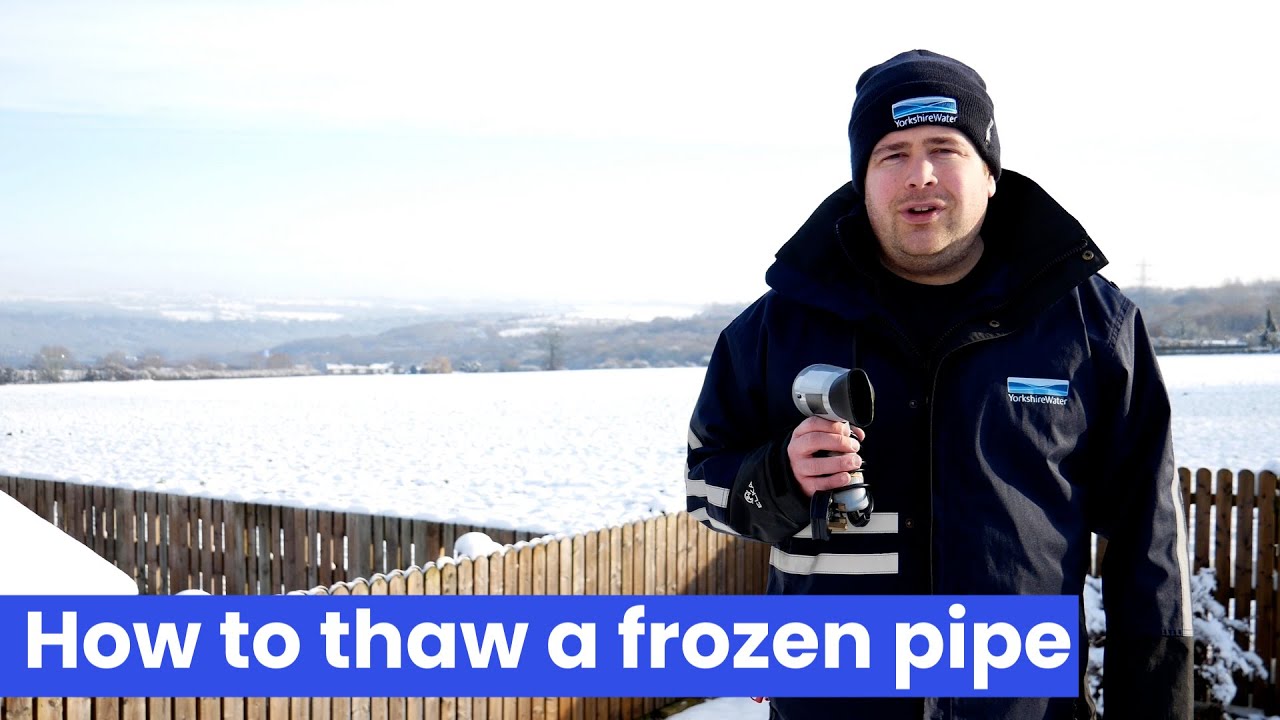 Yorkshire Water // How to thaw a frozen pipe