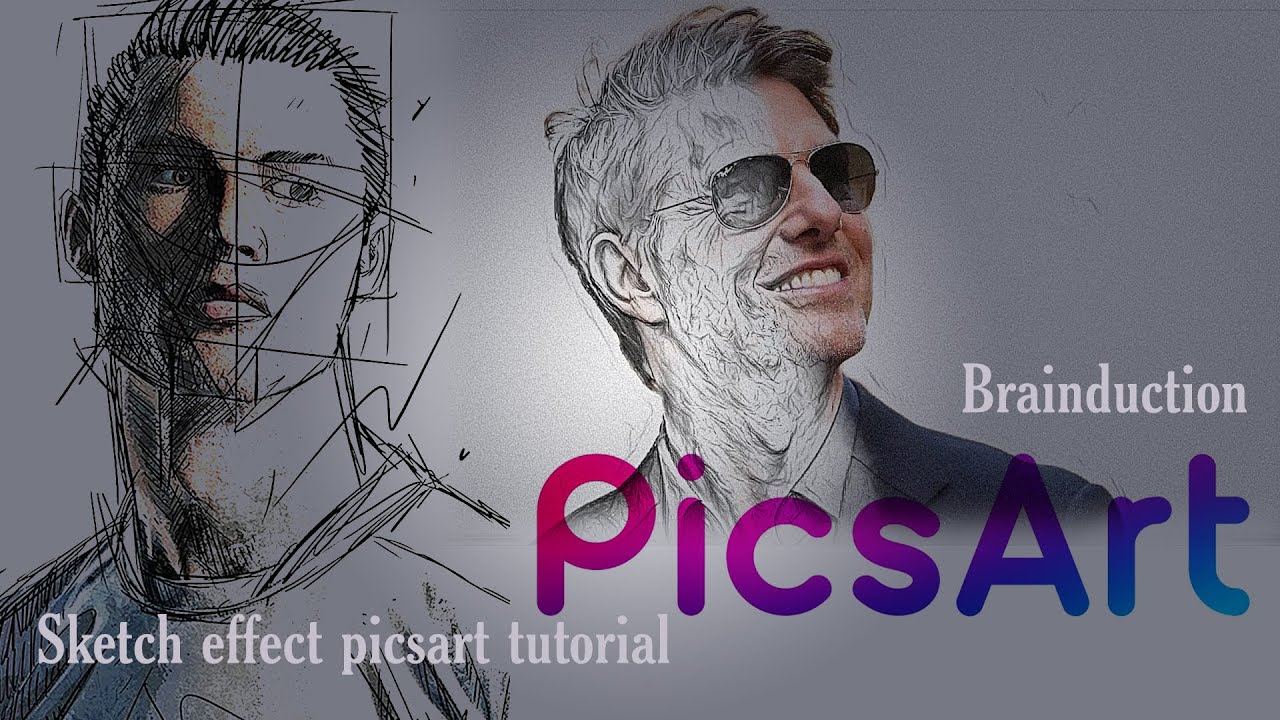 Sketch effect picsart tutorial