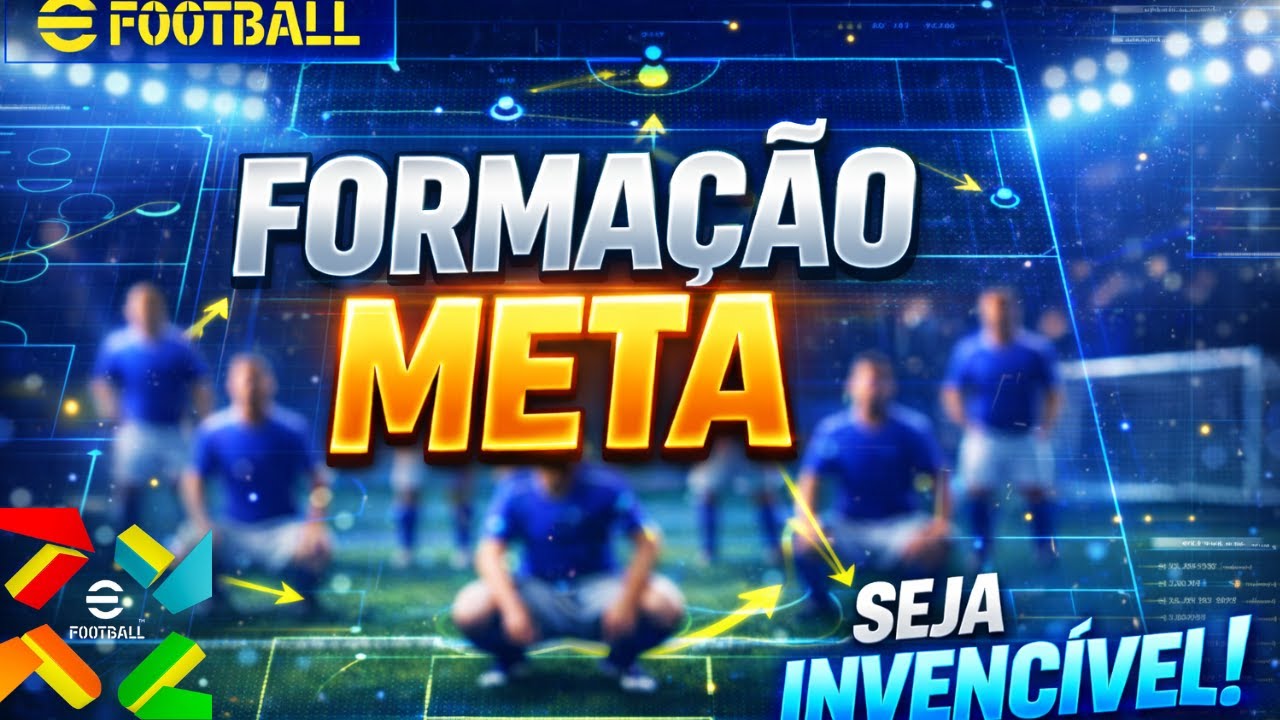 Pegue TOP GLOBAL com essa formação META - Efootball 26
