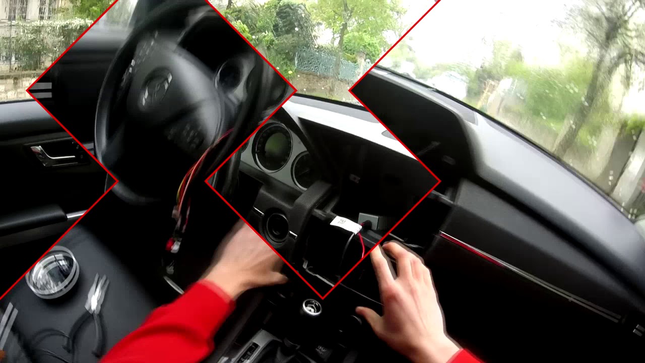 Mercedes-Benz GLK x204 (2010) installation of Android 10.25