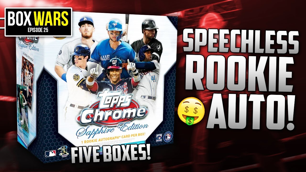 UNBELIEVABLE!!! 🔥 2020 Topps Chrome Sapphire War