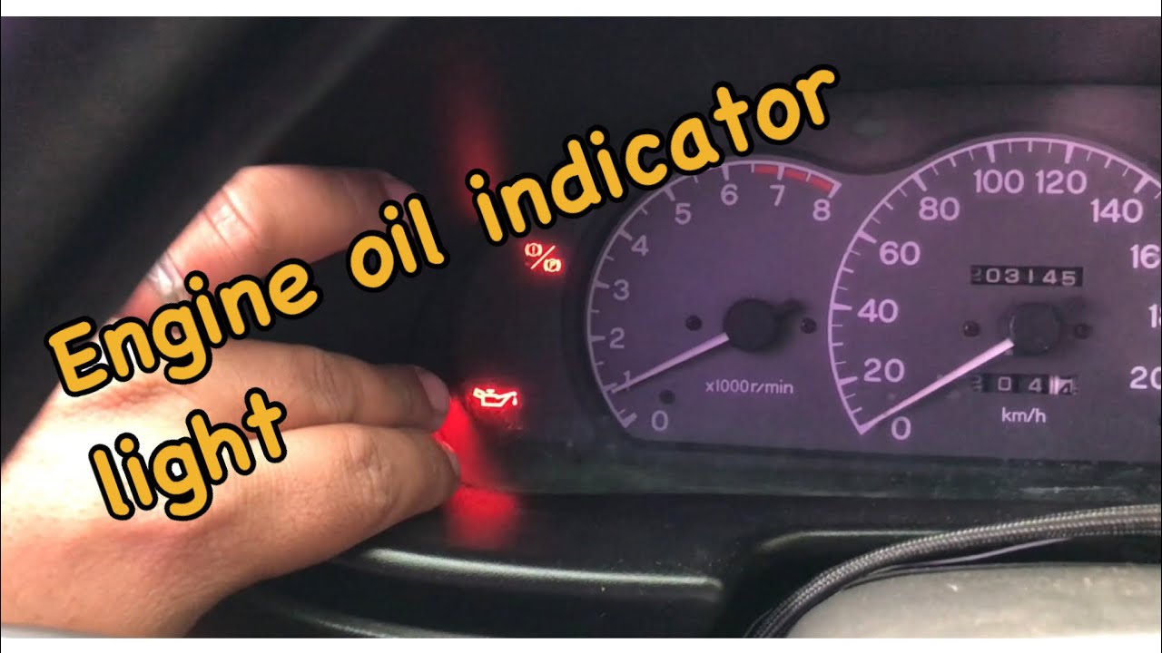 Dahilan kung bakit umiilaw ang Oil indicator light?