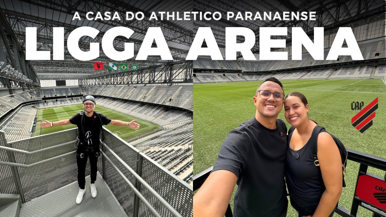 ARENA DA BAIXADA Tour | Caminhei a 28m de Altura na Casa do ATHLETICO PARANAENSE em Curitiba!